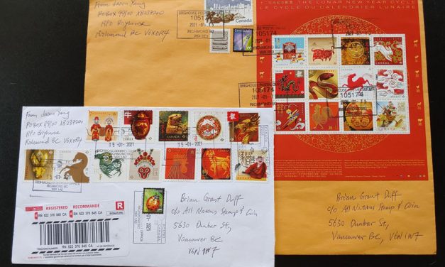Canada 15 Jan 2021 Lunar New Year Registered FDC duo (28)
