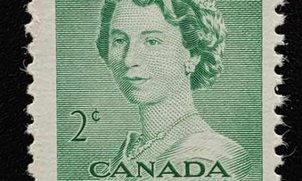 Canada #326 Mint 1953 2c Karsh QEII Misperf