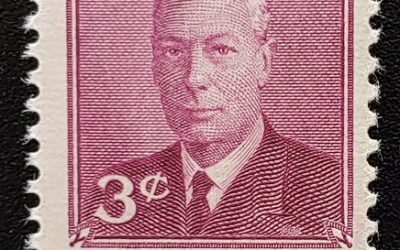 Canada #286 Never Hinged 1949 3c George VI Misperf, ex Penko