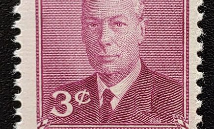 Canada #286 Never Hinged 1949 3c George VI Misperf, ex Penko