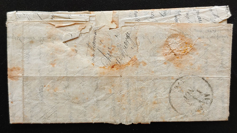 France #15 Siege of Paris 28 Oct 1870 Balloon Post FLS