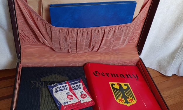 Estate Lot as received in Regent & Minkus Germany albums in suitcase