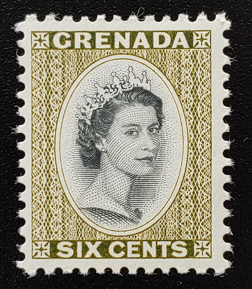 Grenada #199 F/VF Never Hinged 1963 6c QEII US$180