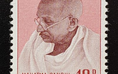 India #206 F/VF Never Hinged 1948 10R Gandhi