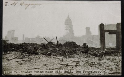 San Francisco Earthquake Unu 1906 Disaster Postcard