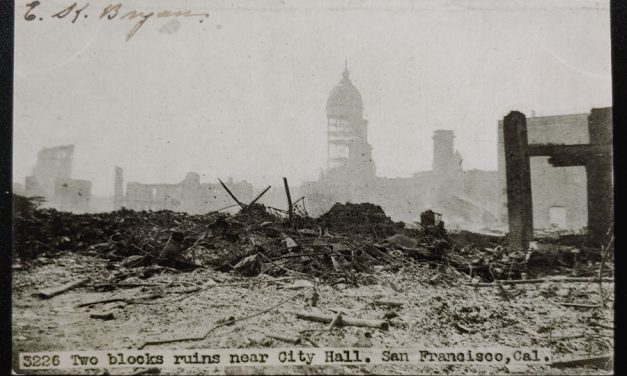 San Francisco Earthquake Unu 1906 Disaster Postcard