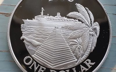 Bermuda Proof 1985 Cruise Ship Silver Dollar .8356oz ASW