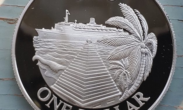 Bermuda Proof 1985 Cruise Ship Silver Dollar .8356oz ASW