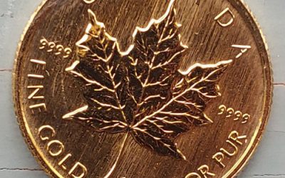 Canada BU 1993 .9999 fine 1/4oz $10 Gold Maple Leaf