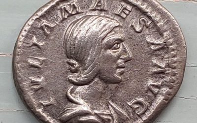 Julia Maesa 218-220 AD 4gm Silver Denarius w/ Juno etc
