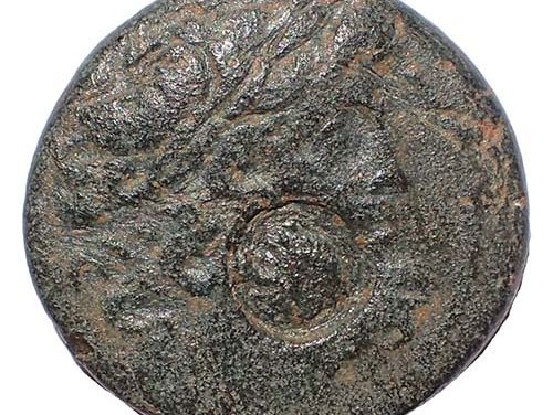 Antioch AE Tetrachalkon w/ Cleopatra VII countermark. “The donations of Alexandria”