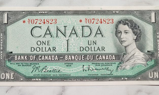 Canada #BC37bA Unc 1954 prefix *N/Y Replacement Dollar Bill