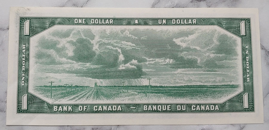 Canada #BC37bA Unc 1954 prefix *N/Y Replacement Dollar Bill $400