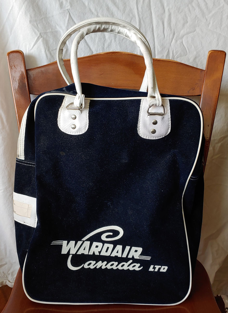 Wardair Canada Ltd vintage Travel Bag