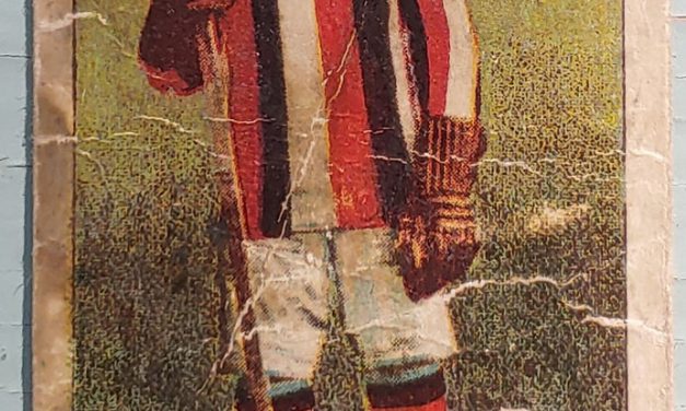 Bruce Ridpath C56 #34 1910/11 Rookie Hockey Card, faults