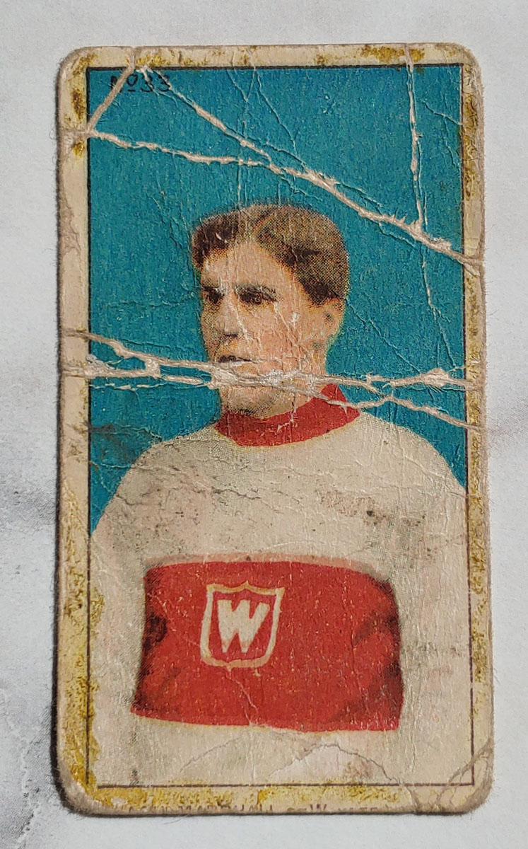 Jack Marshall 1910/11 C56 #33 Rookie Hockey Card creases