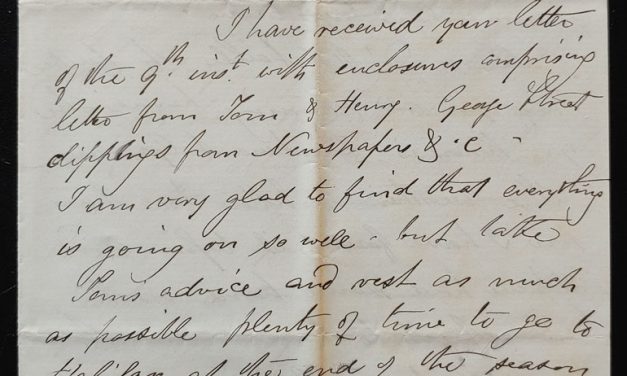 Fort Ellice, N.W.T. 26 July 1880 4-page Marcus Smith letter to his wife