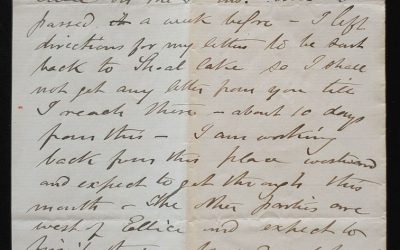 Rapid City, N.W.T. 7 Sep 1880 Marcus Smith letter to his wife