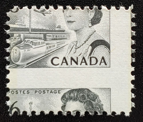 Canada #460 Never Hinged 1970 6c Centennial Misperf, ex Penko