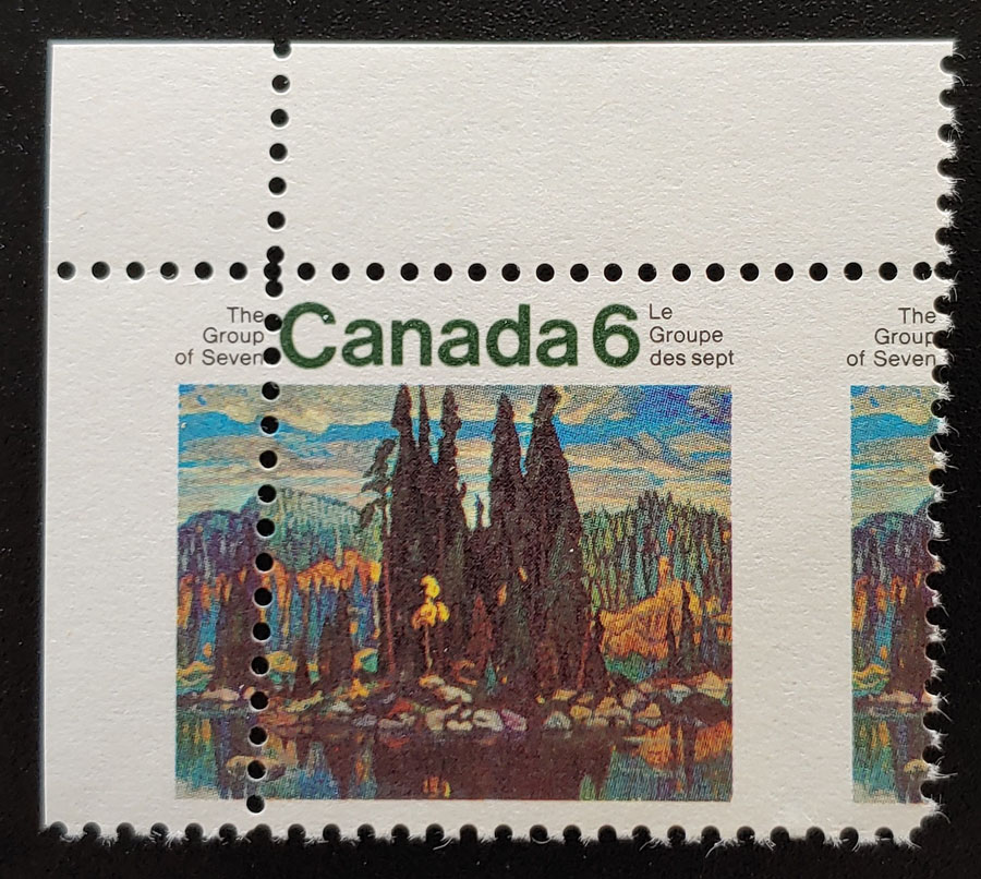 Canada #518 Never Hinged 1970 6c UL Dramatic Misperf, ex Penko