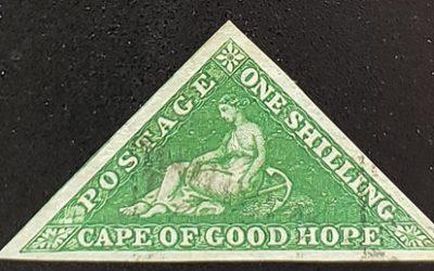 Cape of Good Hope #6 VF Used 1858 1/- Triangle