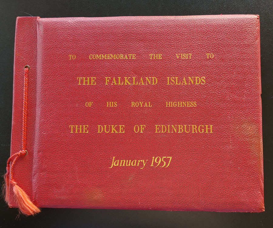 Falkland Islands Jan. 1957 Prince Philip Royal Visit Photo Album (17)