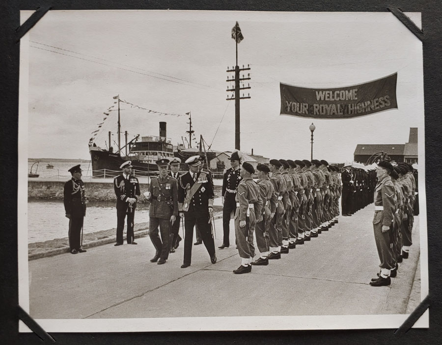 Falkland Islands Jan. 1957 Prince Philip Royal Visit Photo Album (17)