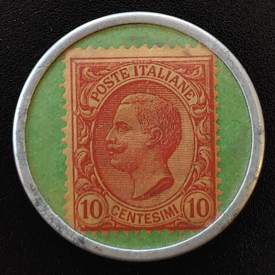 Italy Gomme Pirelli Milano 10c encased postage, ex Goodhelpsen