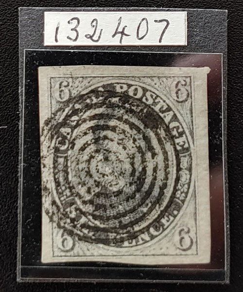 Canada #2 VF+ Used 1851 6d Slate Violet w/ 1985 RPSL Cert. $2000