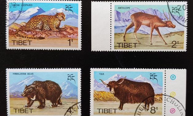Tibet Government-in-Exile Used 1972 first Set (4)