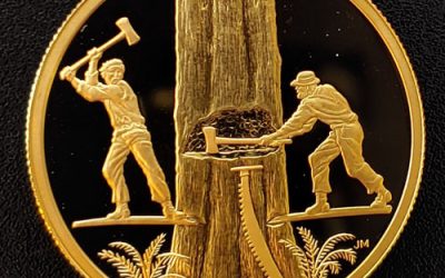 Canada Proof 2006 Lumbering $200 Gold #0314/3218 .471oz AGW
