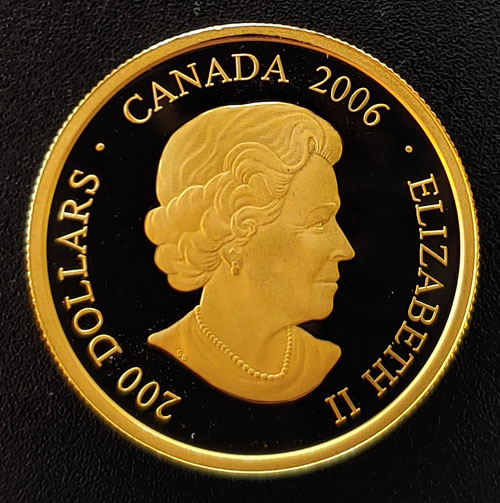 Canada Proof 2006 Lumbering $200 Gold #0314/3218 .471oz AGW