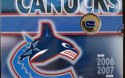 Vancouver Canucks BU 2007 7-coin Set w/ logo 25 Cents