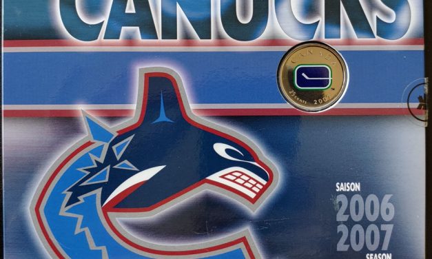 Vancouver Canucks BU 2007 7-coin Set w/ logo 25 Cents