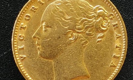 G.B. XF 1849 Shield Type Queen Victoria Gold Sovereign .2355oz AGW