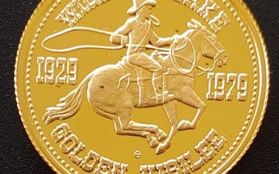Williams Lake, B.C. Proof 1979 .999 Fine 28gm Gold Trade Dollar