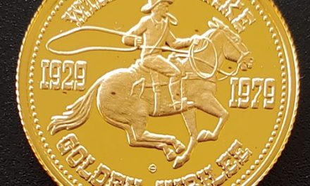 Williams Lake, B.C. Proof 1979 .999 Fine 28gm Gold Trade Dollar