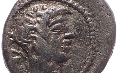 M. Cato 89 BC 15mm 1.9gm Silver Quinarius struck at Rome Mint