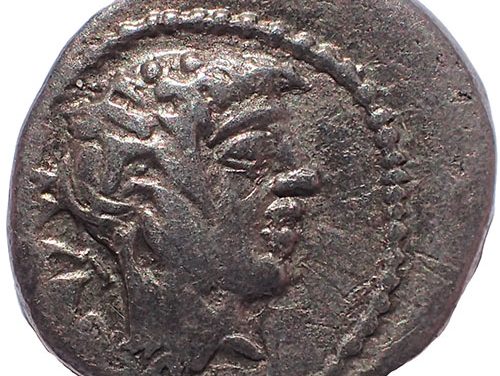 M. Cato 89 BC 15mm 1.9gm Silver Quinarius struck at Rome Mint