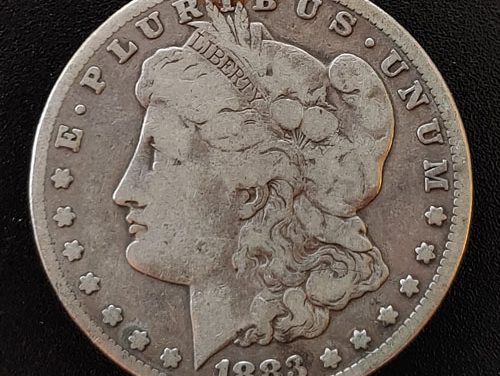 U.S.A. Fine 1883CC Carson City Morgan Silver Dollar
