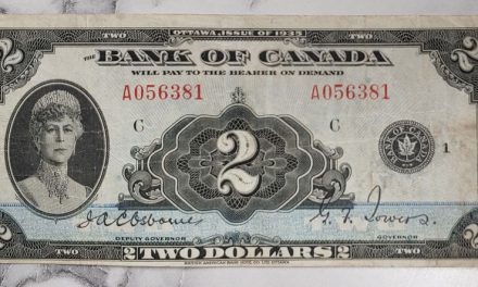 Bank of Cda #BC-3 Fine+ 1935 Queen Mary $2 Bill