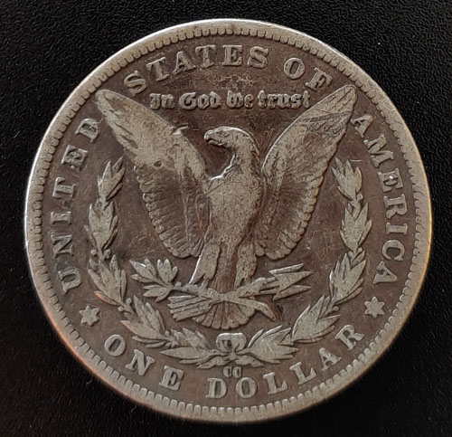 U.S.A. Fine 1883CC Carson City Morgan Silver Dollar