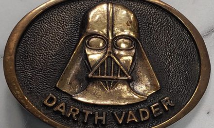 Darth Vader 1977 Brass Belt Buckle