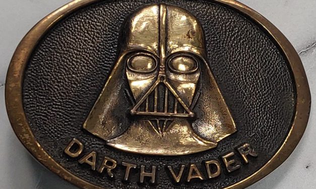 Darth Vader 1977 Brass Belt Buckle