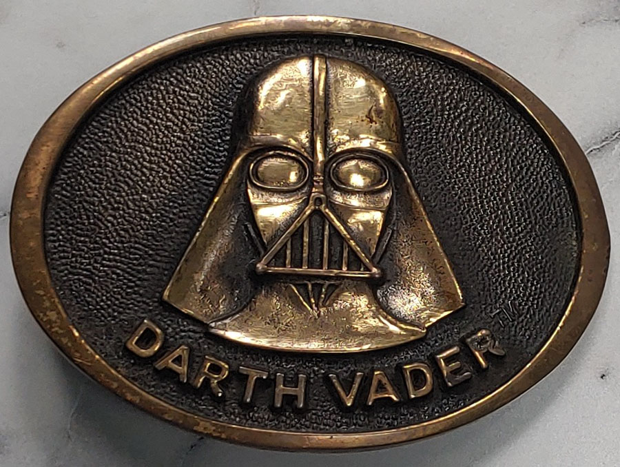 Darth Vader 1977 Brass Belt Buckle