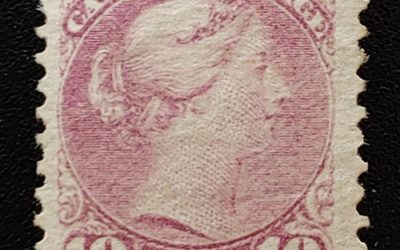 Canada #40b VF Unused 10c Small Queen shade