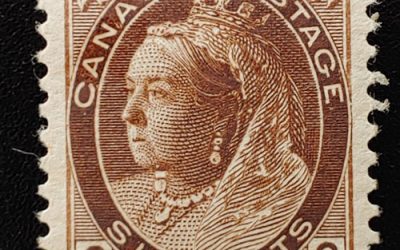 Canada #80 VF Mint HR 1898 6c QV Numeral