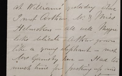 Toronto 23 May 1881 Marcus Smith 2-pg Letter to his wife