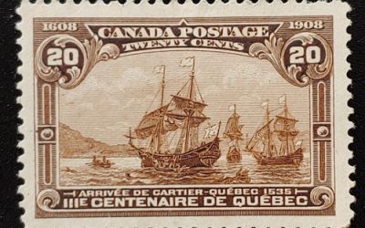 Canada #103 VF Used 1908 20c Quebec Tercentenary