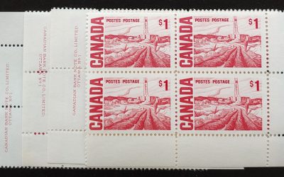 Canada #465Bi VFNH 1967 $1 Centennial Plate 1 Matched Set